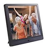 Pix-Star Easy Digital Photo Frame 15 Inch, Share Videos and Photos Instantly by Email or App, High Resolution Display and Motion Sensor