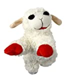 Multipet Plush Dog Toy, Lambchop, 10', White/Tan
