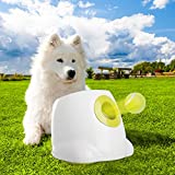 PetPrime Dog Automatic Ball Launcher Dog Interactive Toy Dog Fetch Toy Pet Ball Thrower Throwing Game 3 Tennis Balls Tennis Ball Launcher for Dogs Included Launch Distance 10ft 20ft 30ft (Pattern 5)