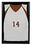 Snap Sports, 20 inches x 30 inches, Black Jersey Wall Display Case Shadow Box, 20' x 30'