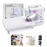 Kylinton Sewing Machine for Beginners Mini Sewing Machine for Kids, Electric Small Sewing Machine with Foot Pedal, 12 Stitches, High-Low Speeds, Automatic Winding for Cloth Girls Adults