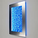 Wall Mount Hanging Bubble Wall Aquarium 30' LED Lighting Indoor Panel 300WM Water Fall Fountain Water Feature