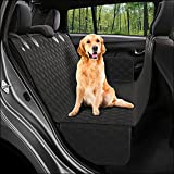 Active Pets Car Seat Cover for Dogs - Standard Dog Seat Cover for Back Seat Use - Waterproof & Scratch Proof Pet Covers for Travel - Black