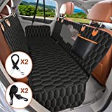 Dog Car Seat Cover for Back Seat, 5-in-1 Waterproof Dog Seat Cover for SUV, Car Pet Seat Cover, 100% Scratchproof Nonslip Pet Car Seat Covers Backseat, Family Cars and Trucks - 53'x59'