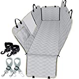 Lassie Dog Seat Covers for Cars Back Seat 100% Waterproof with Mesh Visual Window Durable Scratch Proof Nonslip Dog Car Hammock with Universal Size Dog Cover for Cars, Trucks & SUVs