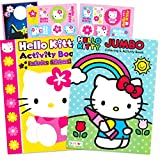 HUB Studios Hello Kitty Coloring Book and Stickers Super Set~ Hello Kitty Coloring Book with Hello Kitty Stickers & Specialty Door Hanger