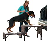 Pet Gear Free Standing Ramp for Cats and Dogs. Great for SUV’s or use Next to your Bed. 4 Models to Choose from, Supports 200-300 lbs, Lightweight Easy-Fold Design, Carpeted - Up to 350 pounds