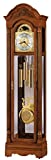 Howard Miller Morel Floor Clock 547-031 - Illuminated Oak Yorkshire Vertical Grandfather Home Decor with Cable-Driven, Single-Chime Movement