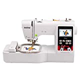 Brother PE550D Embroidery Machine, 125 Built-in Designs Including 45 Disney Designs, 4' x 4' Hoop Area, Large 3.2' LCD Touchscreen, USB Port, 9 Font Styles