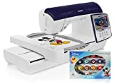 Brother Innov-is NQ3600D ( NQ 3600D / NQ3600 ) 6' x 10' Disney Embroidery and Sewing Machine with Disney Embroidery Thread Kit Bundle