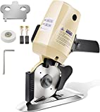 Electric Rotary Fabric Cutter Cloth Cutting Machine 4 Inch Electric Rotary Cloth Cutter Cutting Machine,Octagonal Knife Electric Scissors With Automatic Sharpener For Industrial Tailor Shop