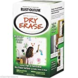 1 Qt White RustOleum White Writeable-Erasable Dry Erase Wall Paint Kit 241140