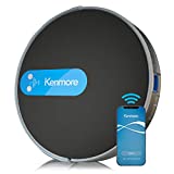 Kenmore 31510 Robot Vacuum Cleaner 1800Pa Suction 3' Slim Quiet Self-Charging Robotic Vacuum with Stair Sensor,Spot Cleaning, Boundary Strips Works with Alexa for Pet Hair, Hardwood Floors, Carpet