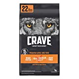 CRAVE Grain Free Adult High Protein Natural Dry Dog Food with Protein from Chicken, 22 lb. Bag