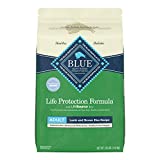 Blue Buffalo Life Protection Formula Adult Dog Food – Natural Dry Dog Food for Adult Dogs – Lamb and Brown Rice – 30 lb. Bag