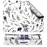 Lavender Scented Drawer Liners for Dresser 8 Sheets, Cabinet Liners for Shelves, Double-Sided Pattern Shelf Paper, Non Adhesive Shelf Liners, Drawer Liners for Bathroom, & Closets 16.5' X 22.8'