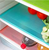 Awligaiy Refrigerator Mats,Washable Fridge Mats Liners Waterproof Fridge Pads Mat Shelves Drawer Table Mats Refrigerator Liners for Shelves (Blue)