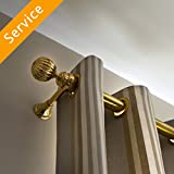 Curtain Rod Installation - Up to 8 rods - up to 10' off the floor