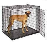 Midwest SL54DD Ginormus Double Door Dog Crate for XXL for the Largest Dogs Breeds, Great Dane, Mastiff, St. Bernard