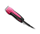 Andis Excel Pro-Animal 5-Speed Detachable Blade Clipper Kit - Professional Animal/Dog Grooming, SMC, Fuchsia, (65355)