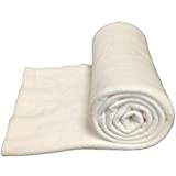 Natural Cotton Batting for Quilts: 47-Inch x 59-Inch Light Weight Purely Natural All Season Quilt Batting for Quilts, Craft and Wearable Arts