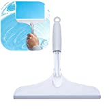 Shower Squeegee for Bathroom Shower Glass Doors, Rubber Window Cleaner Squeegee, Plastic Car Windshield Cleaning Squeegee