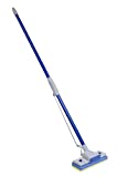 Quickie Butterfly Sponge Floor Wet Mop for Cleaning, Blue, Built-in Wringer, Indoor/Outdoor, Clean Tile/Bathroom/Garage/Linoleum/Wood, Commerical and Residential Use(454)