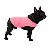 KittyStar Breathable Dog Shirt for Thunderstorm, Dog Anxiety Vest Jacket Warp,Puppy Calming Coat Anxiety Relief (M, Pink)
