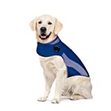 ThunderShirt Polo Dog Anxiety Jacket | Vet Recommended Calming Solution Vest for Fireworks, Thunder, Travel, & Separation | Blue, XL
