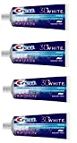 Crest 3D White Vivid Fluoride Anticavity Toothpaste Radiant Mint 0.85 oz Travel Size (Pack of 4)