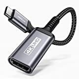 USB C to HDMI Adapter, JSAUX 4K USB Type-C to HDMI Female Adapter [Thunderbolt 3 Compatible] for Samsung Galaxy S21 S20 Ultra Note 20 10 9 8 S10 S9 S8 Plus, Dell XPS 15-Grey