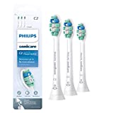 Philips Sonicare Genuine Optimal Plaque Control Replacement Toothbrush Heads, BrushSync™ Technology, 2 Brush Heads, White, HX9023/65