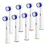 Replacement Toothbrush Heads Compatible with Oral B Braun,8 Pack Professional Electric Toothbrush Heads Brush Heads Refill for Oral-B 7000/Pro 1000/9600/ 500/3000/8000