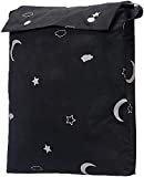Amazon Basics Portable Window Blackout Curtain Shade with Suction Cups for Travel, Kids, and Baby Nursery - 50' x 78', Moon & Stars - 1-Pack