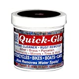 Quick-Glo - Original, 8 oz - Chrome Cleaner & Rust Remover, Featured on Jay Leno's Garage. Made in the USA & Non Toxic