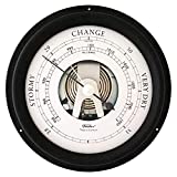 Fischer Maritime Barometer Black, Diameter 125 mm (Face 85 mm) - 1508B-06