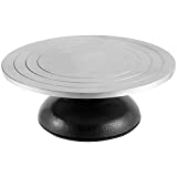 HOIGON 12 Inches Heavy Duty Metal Pottery Banding Wheel, Sculpting Wheel Turntable for Decorating Painting Ceramics Model-Making Clay Design