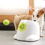 All For Paws Dog Ball Launcher Automatic,Automatic Ball Launcher for Dogs,Ball Thrower for Dogs,Dog Toys Interactive,Includes 3pcs Tennis Balls for Dogs