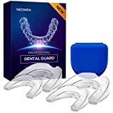 Neomen Mouth Guard for Teeth Grinding - 2 Sizes, Pack of 4 - New Upgraded Anti Grinding Dental Night Guard, Stops Bruxism, Tmj & Eliminates Teeth Clenching, 100% Satisfaction