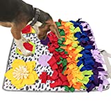 SCHITEC Snuffle Mat for Dogs, Nosework Feeding Blanket Sniffing Pad for Interactive Games, Foraging Puzzle Enrichment Toys for Large Small Medium Pets