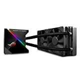 Asus ROG RYUJIN 240 RGB AIO Liquid CPU Cooler 240mm Radiator (Dual 120mm 4-Pin Noctua Ippc PWM Fans) with Livedash OLED Panel and Fanxpert Controls