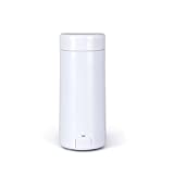 Portable Electric Kettle, Travel Electric Kettle Fast Boil Automatic Shut-Off Small Capacity Electric Kettle, White