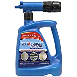 Wet & Forget Roof and Siding Cleaner for Easy Removal of Mold, Mildew and Algae Stains, Bleach-Free Formula, 48 OZ. Hose End,805048,Blue