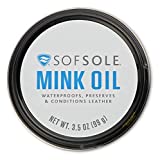 Sof Sole Mink Oil for Conditioning and Waterproofing Leather, 3.5-Ounce, Limited Edition