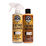 Chemical Guys SPI_109_16 Leather Cleaner and Leather Conditioner Kit for Use on Leather Apparel, Furniture, Car Interiors, Shoes, Boots, Bags & More (2 - 16 Oz Bottles)