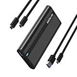 MOKiN M.2 NVME SATA SSD Enclosure Adapter Tool-Free, RTL9210B Chips, USB C 3.1 Gen 2 10Gbps NVME, 6Gbps SATA PCIe M-Key(B+M Key), External Solid State Drive Support UASP Trim for 2242/2260/2280 SSD