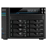 Asustor Lockerstor 8 AS6508T - 8 Bay NAS, 2.1GHz Quad-Core, 2 M.2 NVMe SSD Slot, 10GbE Port, 2.5GbE Port, 8GB RAM DDR4, Enterprise Network Attached Storage (Diskless)