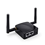 GL.iNet GL-AR300M16-Ext Portable Mini Travel Wireless Pocket Router - WiFi Router/Access Point/Extender/WDS | OpenWrt | 2 x Ethernet Ports | OpenVPN/Wireguard VPN | USB 2.0 Port