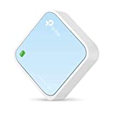 TP-Link N300 Wireless Portable Nano Travel Router - WiFi Bridge/Range Extender/Access Point/Client Modes, Mobile in Pocket(TL-WR802N) (Renewed)