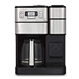 Cuisinart SS-GB1 Coffee Center Grind & Brew Plus, Built-in Coffee Grinder, Coffeemaker and Single-serve Brewer, Black/Silver